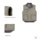 Gilet Melliste beige