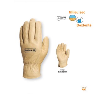 Gant cuir pleine fleur de bovin