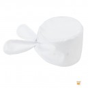 Calot cuisinier blanc