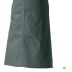 Tablier de serveuse couleur uni gris clair