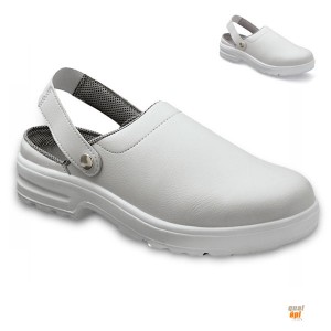 Sabot blanc Aimont ROSE 89195  Sabot blanc Aimont ROSE 89195