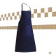 Tablier de cuisine professionnel bleu