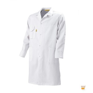 Blouse blanche à pressions