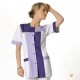 Tunique femme modèle Perrine Blanc/purple